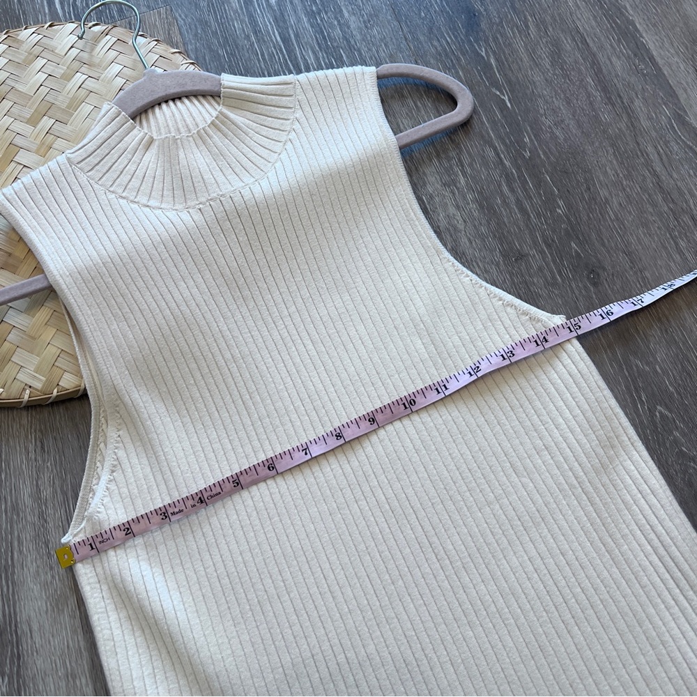 Madewell pearson mock neck sweater tank - Picture 5 of 9